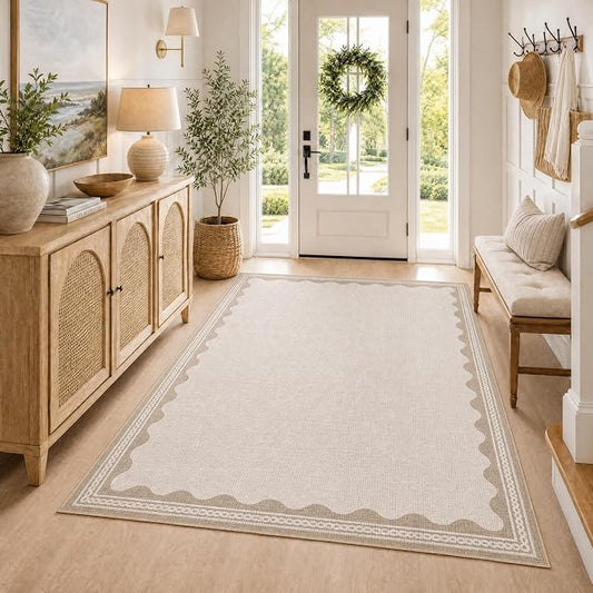 Scalloped Area Rug