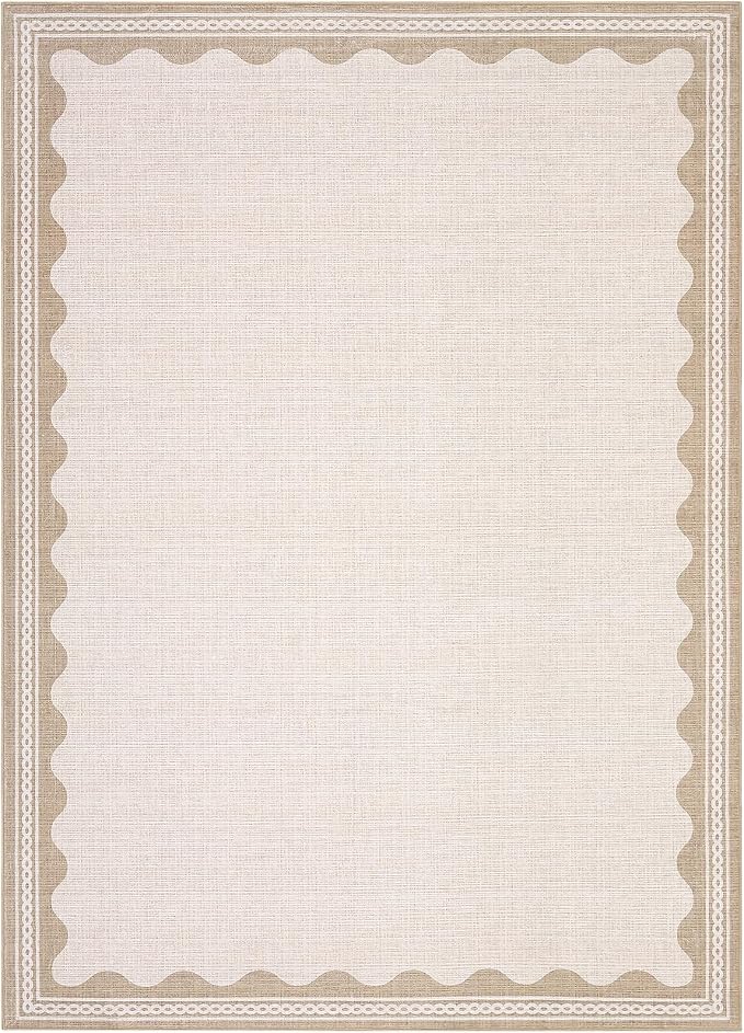 Scalloped Area Rug
