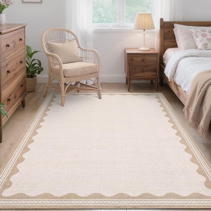 Scalloped Area Rug