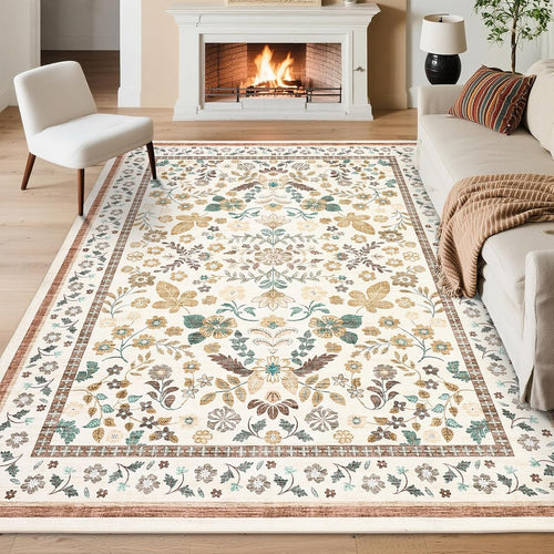Floral Farmhouse Area Rug