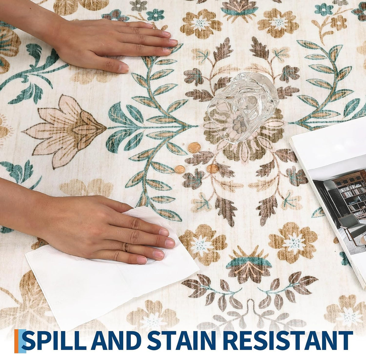 Floral Farmhouse Area Rug