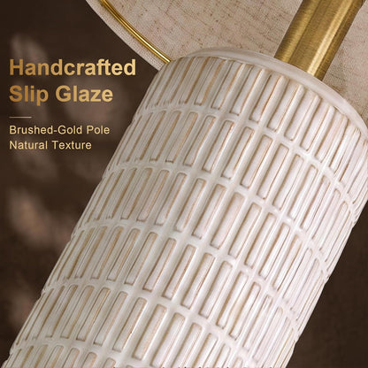 Ivory Ceramic Table Lamp