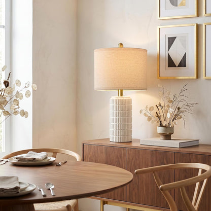 Ivory Ceramic Table Lamp