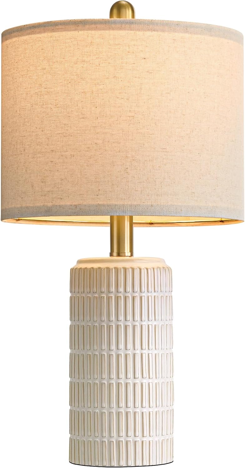 Ivory Ceramic Table Lamp