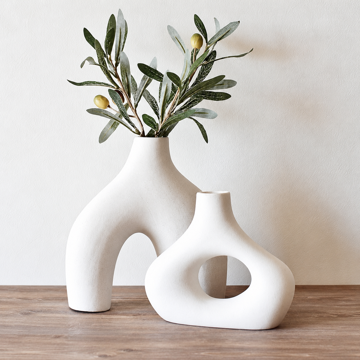 Sculptural Ceramic Vase Set