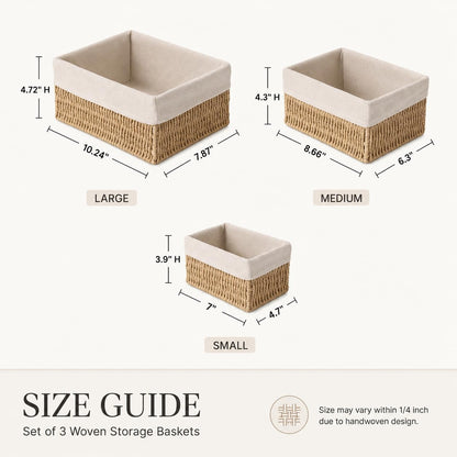 Woven Storage Basket Set