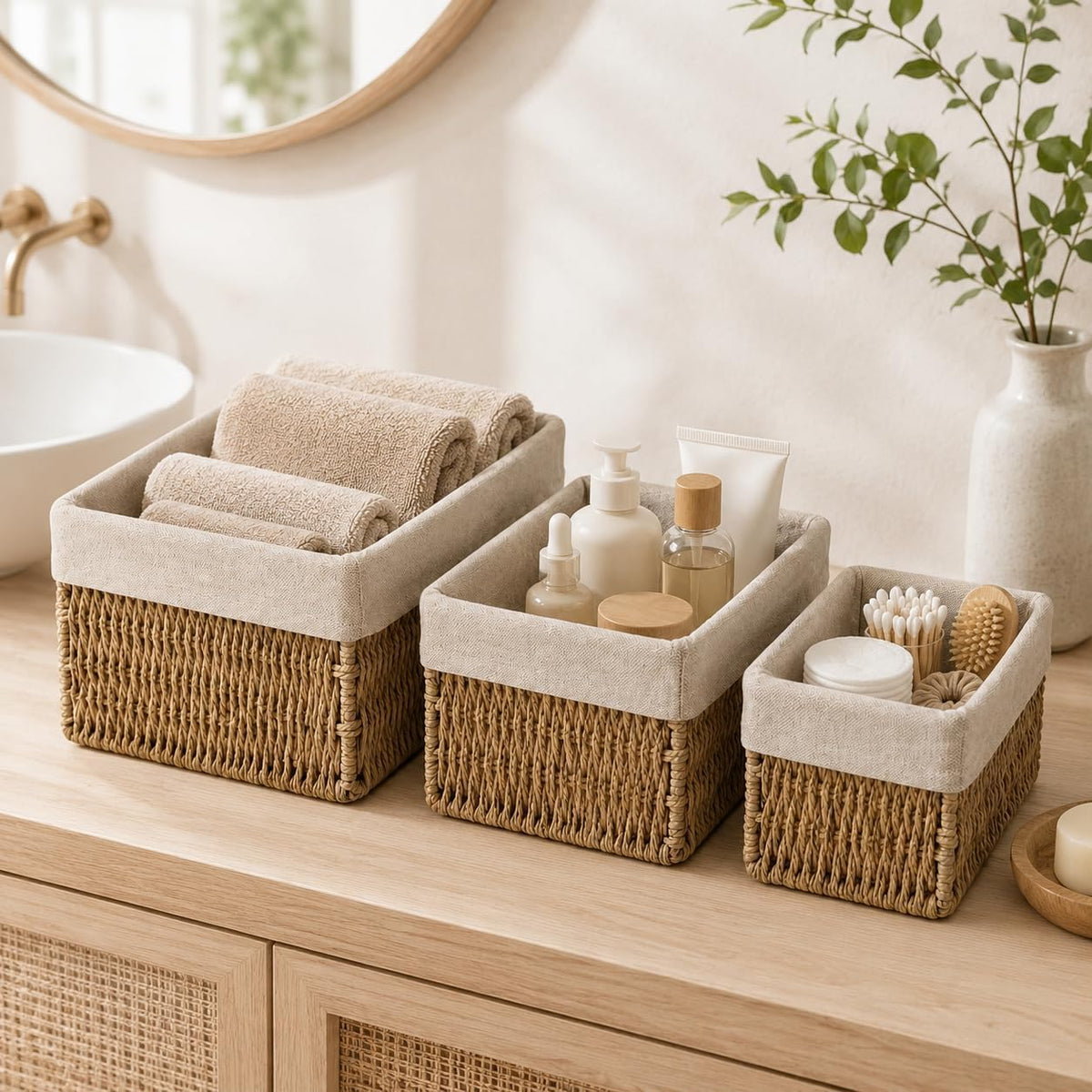 Woven Storage Basket Set