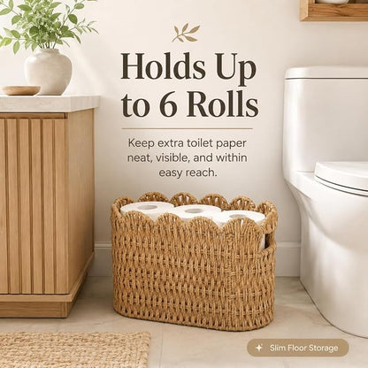 Scalloped Floor Basket