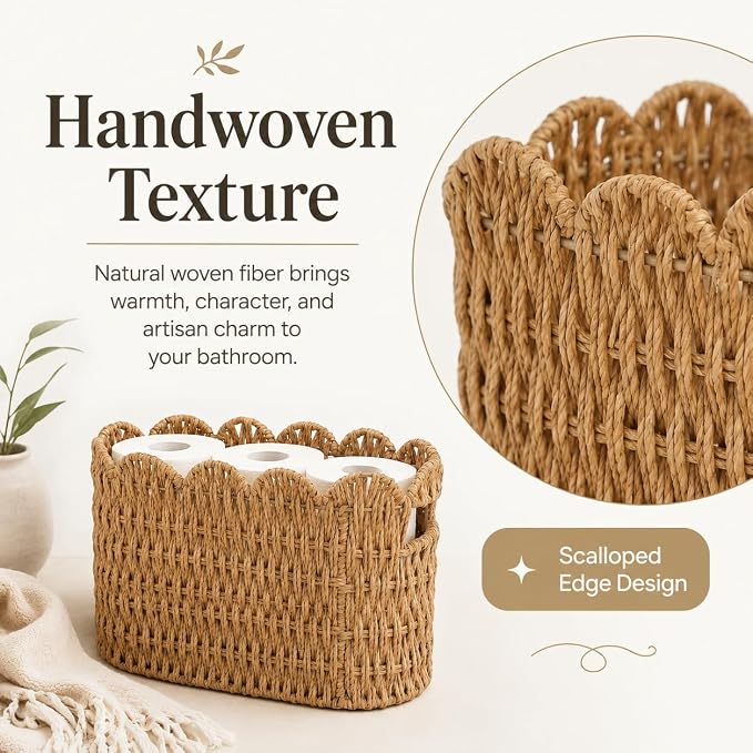 Scalloped Floor Basket
