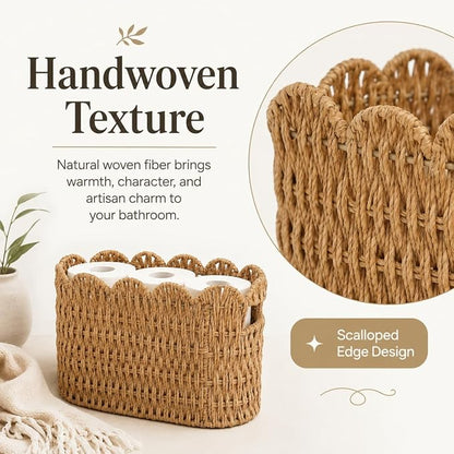 Scalloped Floor Basket