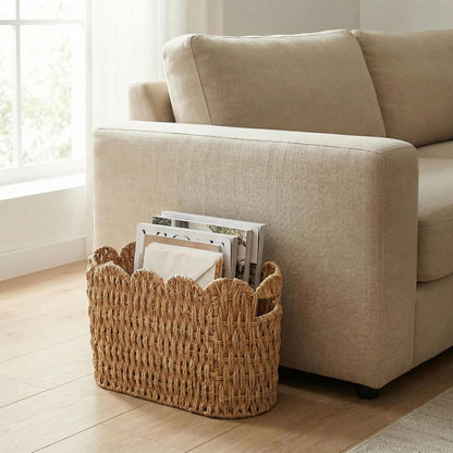 Scalloped Floor Basket