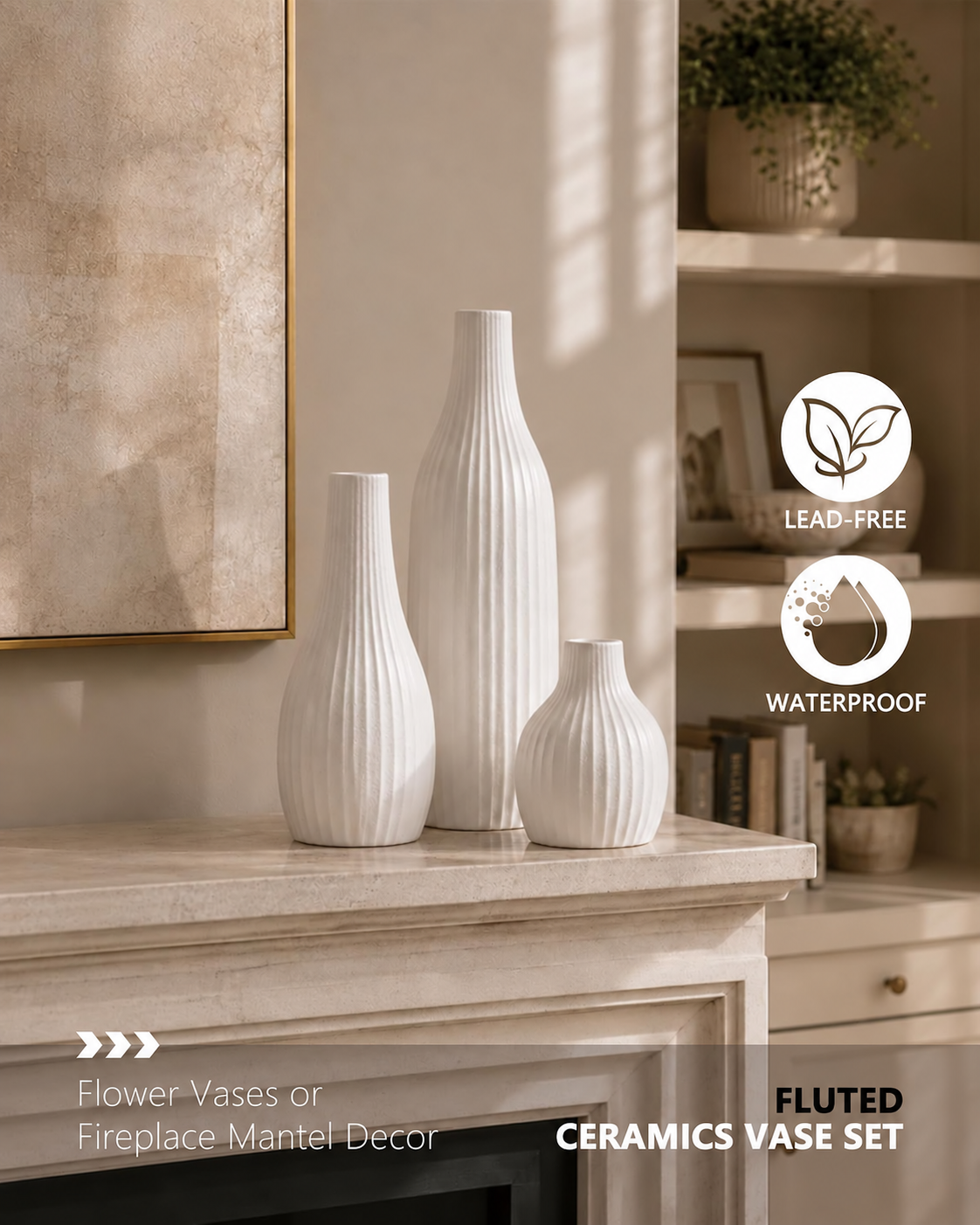 Minimalist Ceramic Vase Set