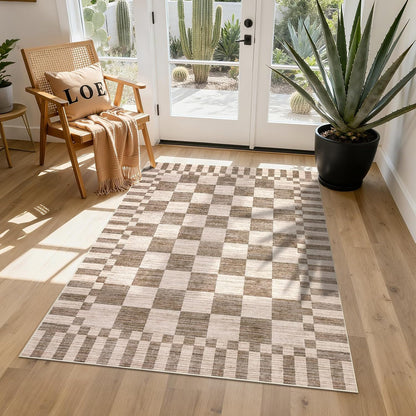 Checkered Area Rug