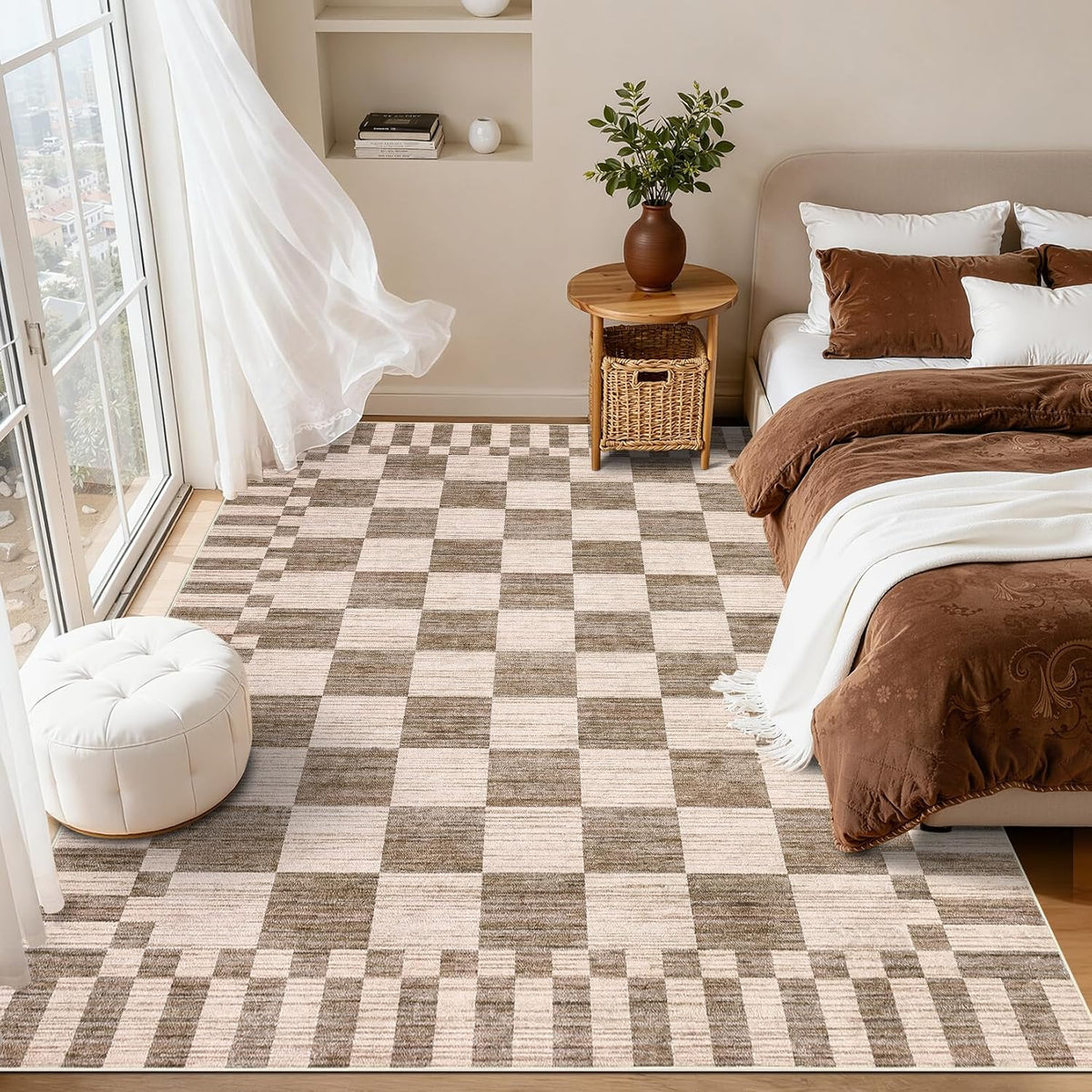 Checkered Area Rug