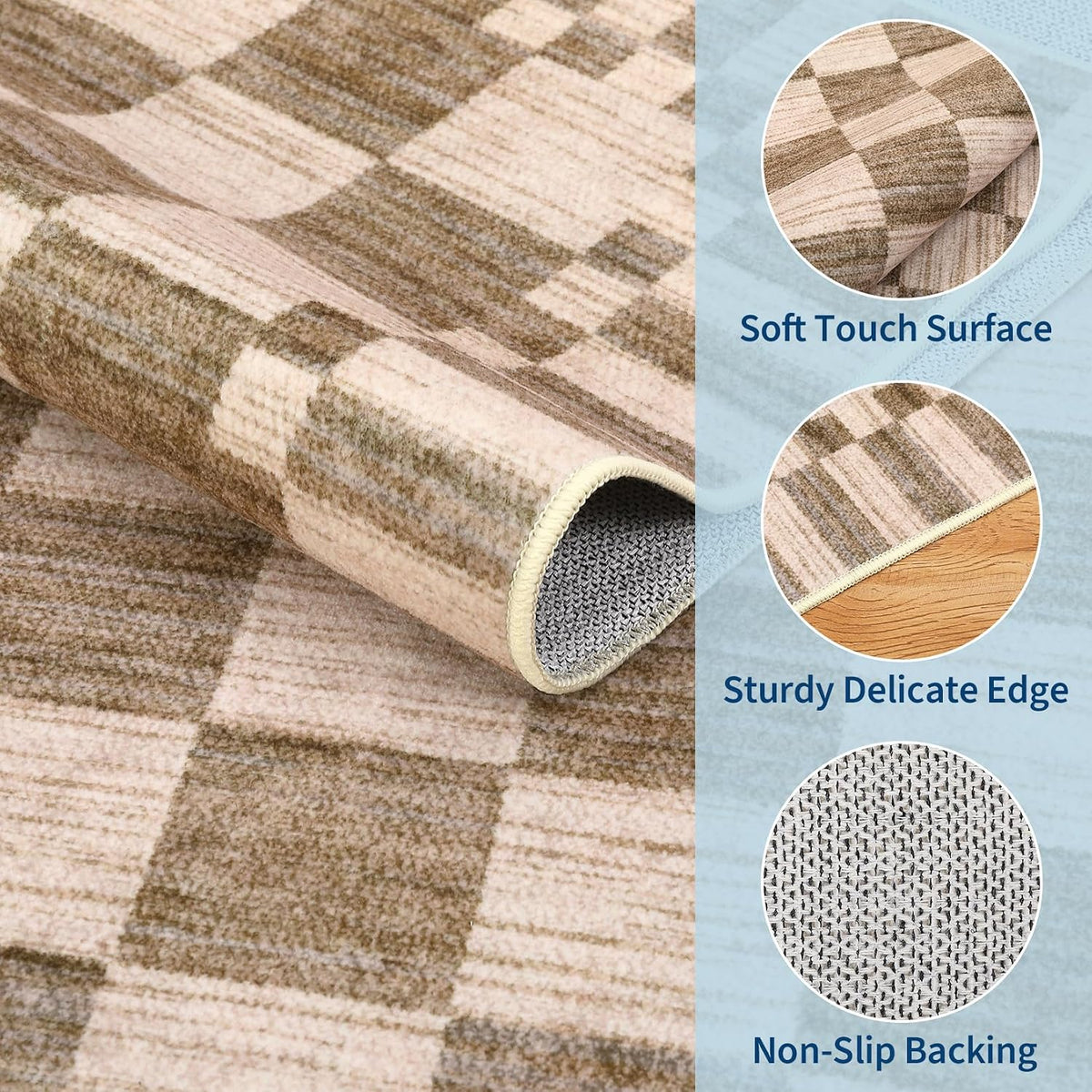 Checkered Area Rug