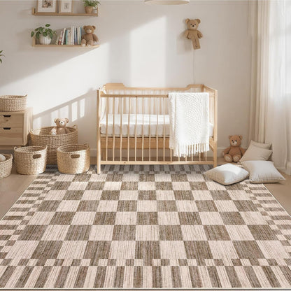 Checkered Area Rug