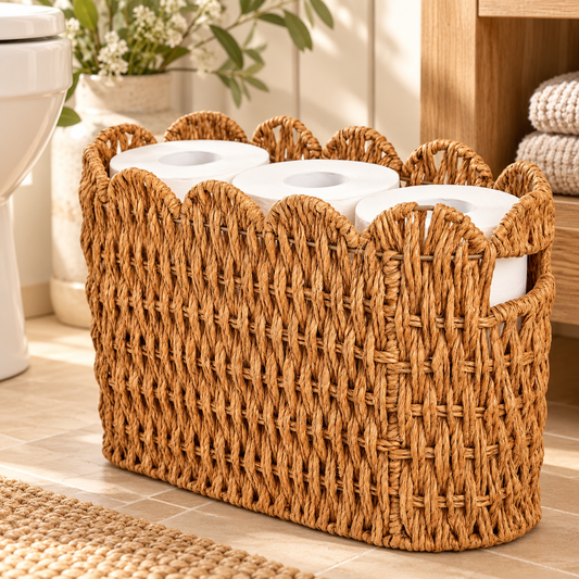 Scalloped Floor Basket